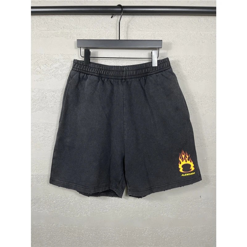 Balenciaga Flame Style Shorts