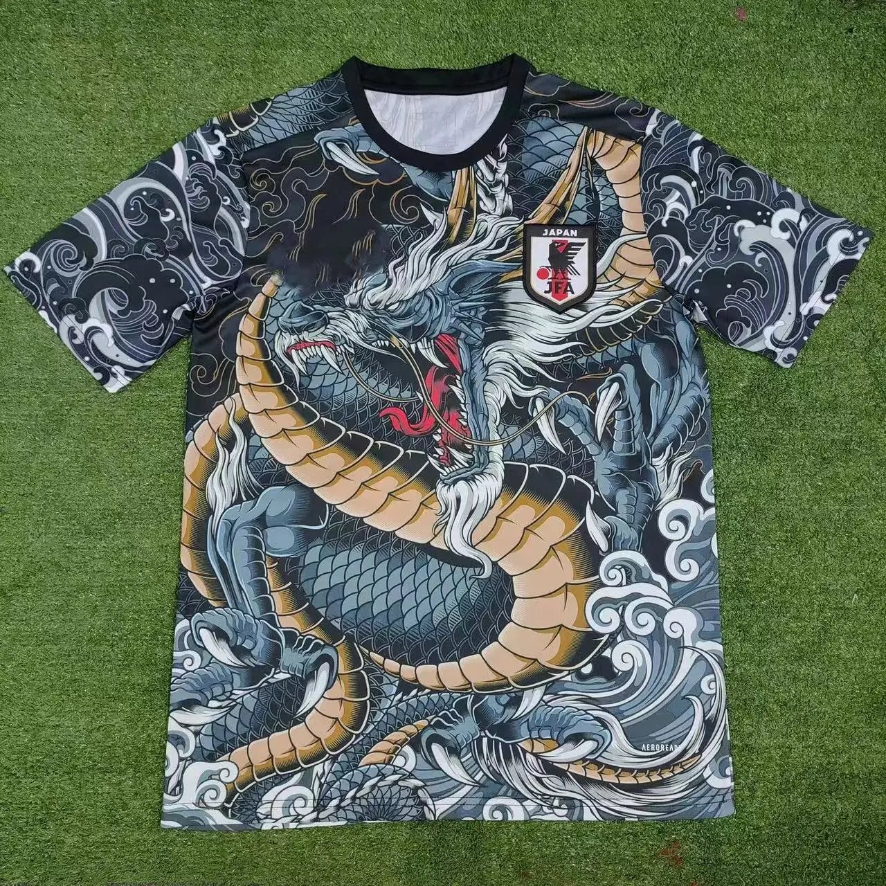 Real Madrid Green Dragon Soccer Jersey Modern Fit