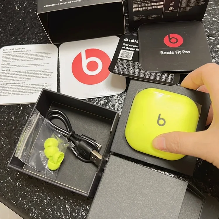 Beats Fit Pro Earbuds in Volt Yellow