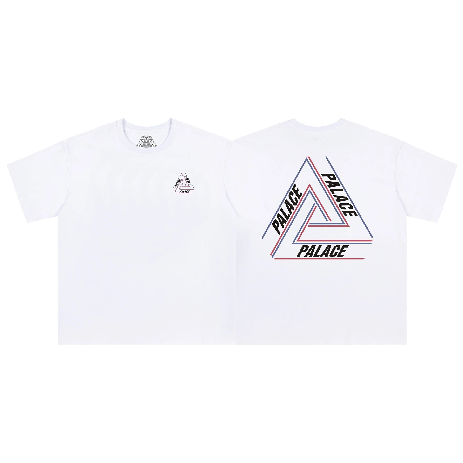 Palace Classic Triangle Street Style White T-shirt