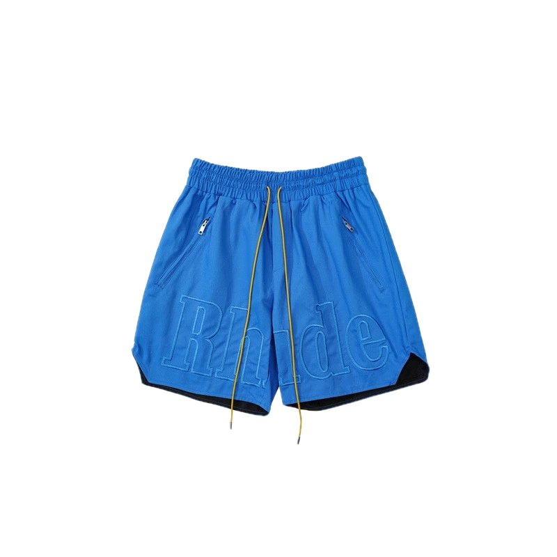 RHUDE sporty blue shorts