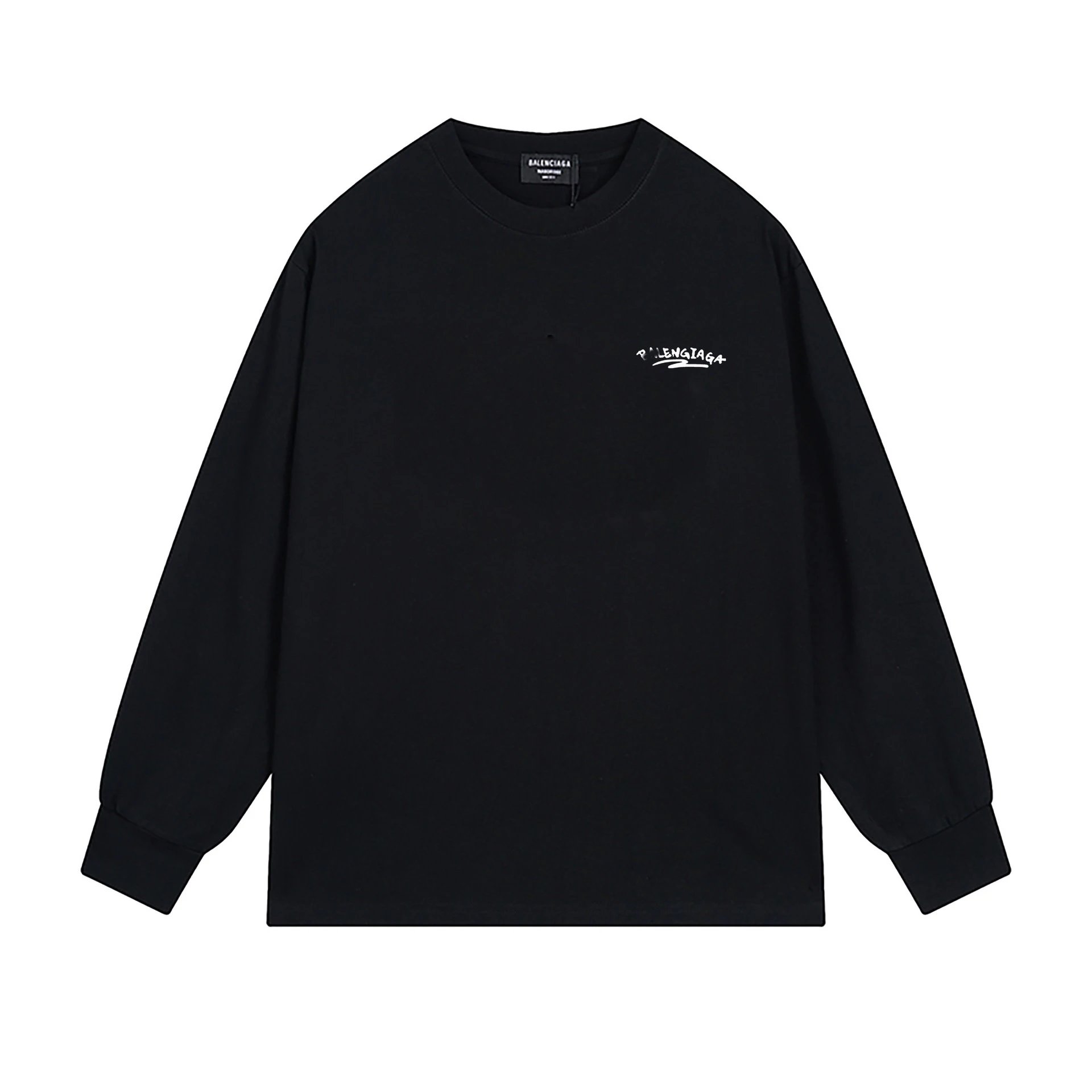 Balenciaga simple style black long-sleeved shirt