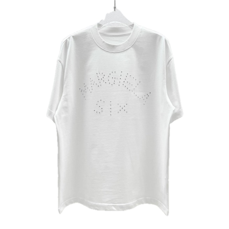 Maison Margiela MM6 Streetwear Style White Short-sleeve T-shirt