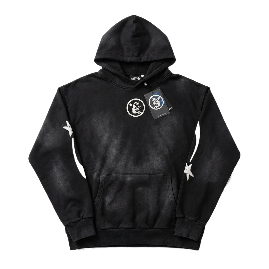 Hellstar dark style black hoodie