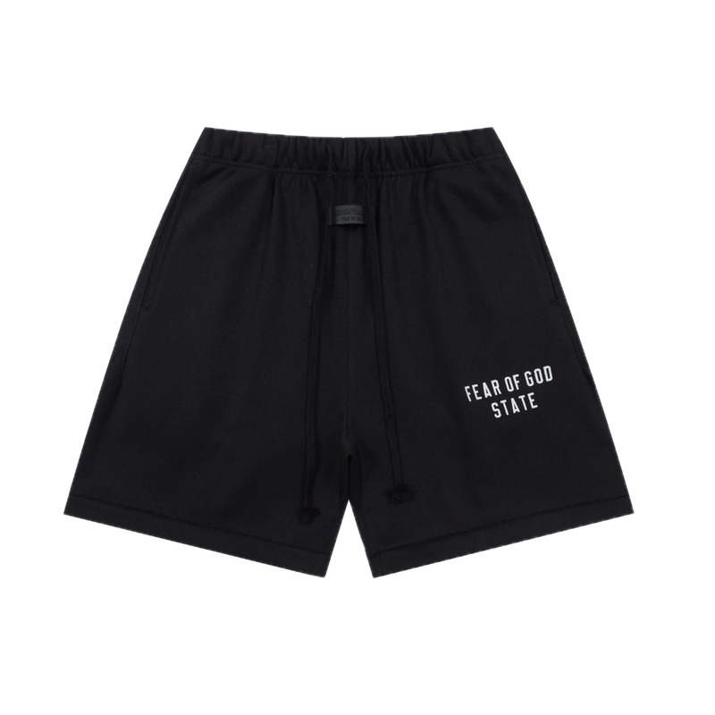ESSENTIALS minimalist style black shorts
