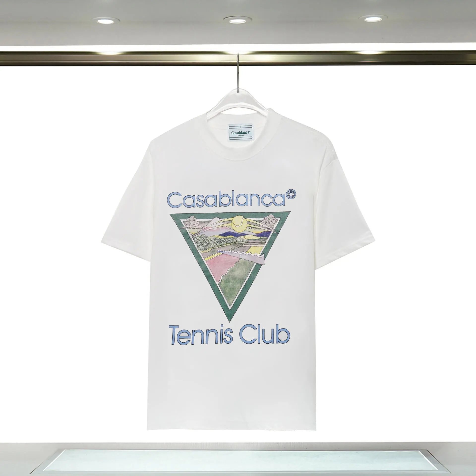Casablanca Tennis Club Wind White T-shirt