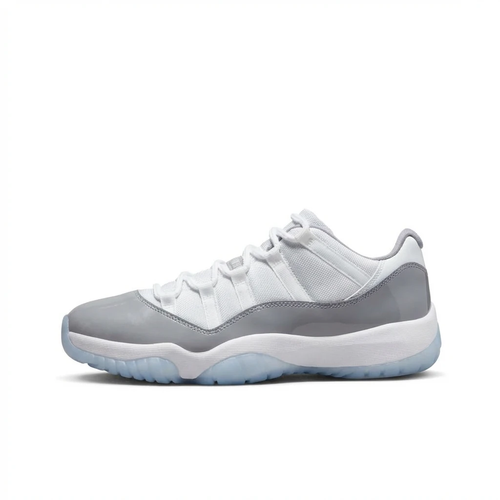 Jordan 11 Gray-White Trendy and Cool Sports Shoes
