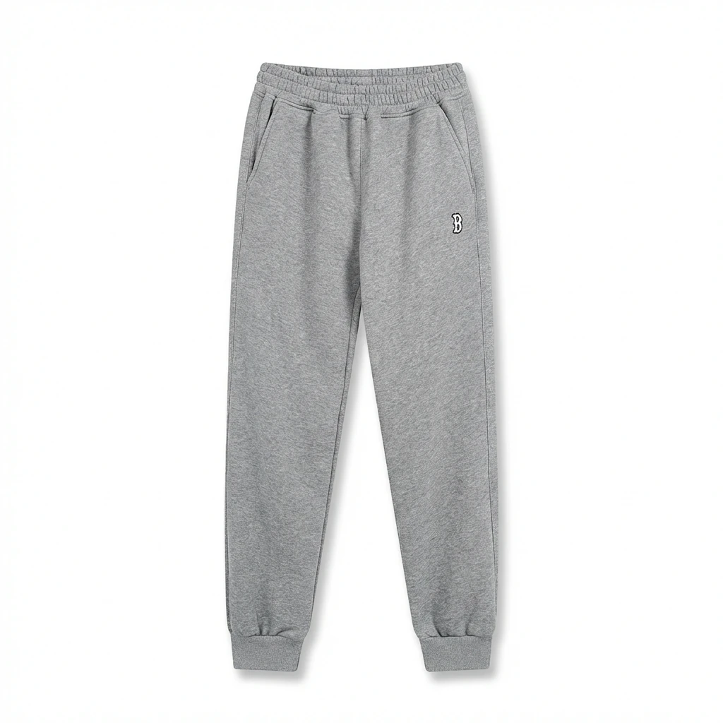 Basic style casual gray sweatpants of MLB
