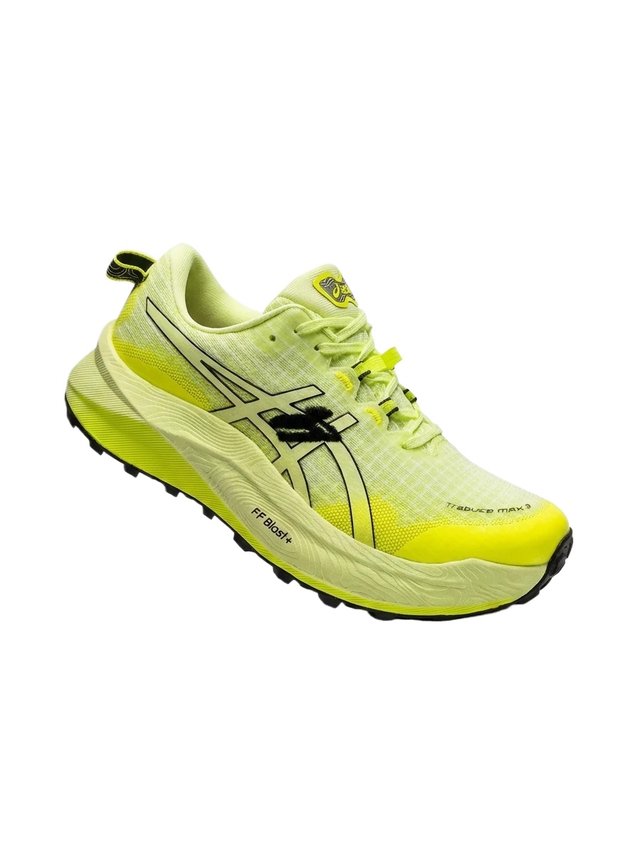 ASICS Trail Running Fluorescent Green Running Shoes