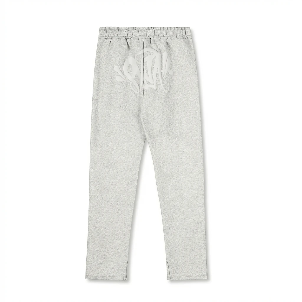 SynaWorld Trendy Cool Style Light Gray Sweatpants