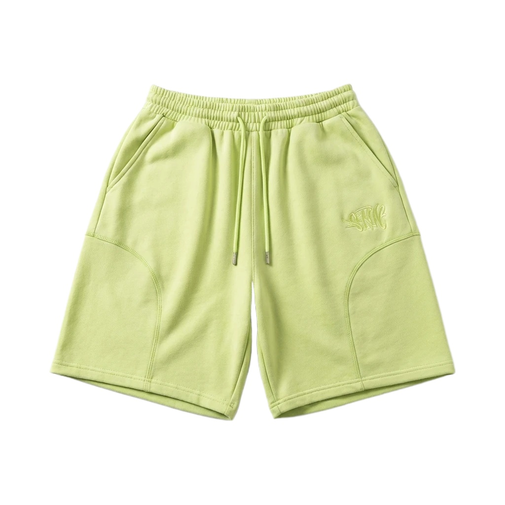 SynaWorld casual light green shorts