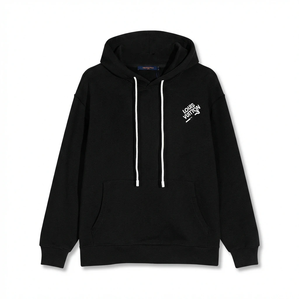 Louis Vuitton classic black hoodie