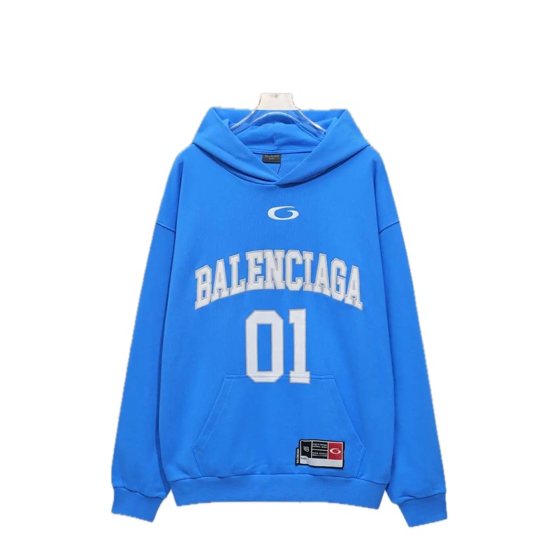 Balenciaga sporty blue sweatshirt