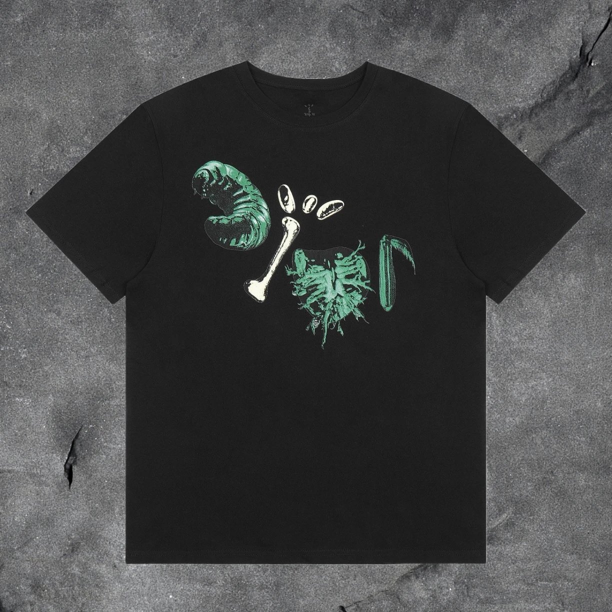 Denim Tears 2031-62 Black Graphic T-Shirt Outdoor Days