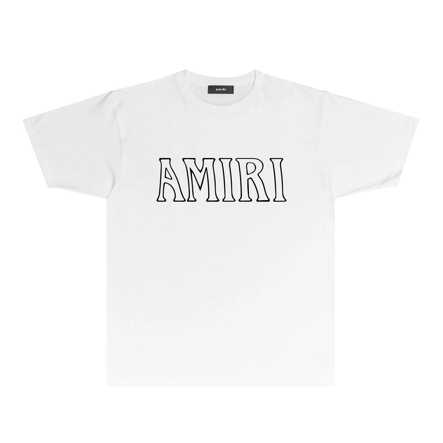 AMIRI Basic Style Simple White T-shirt