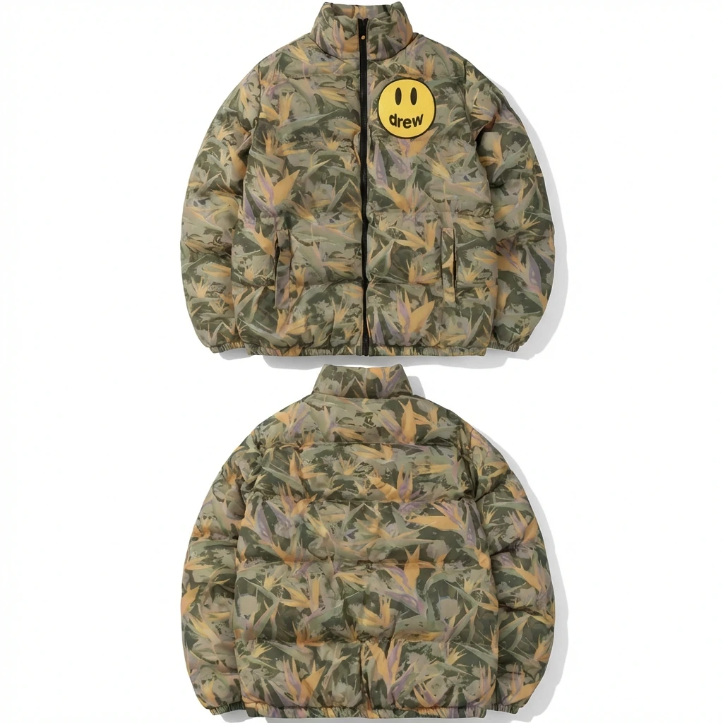 DREW Camouflage Style Down Jacket