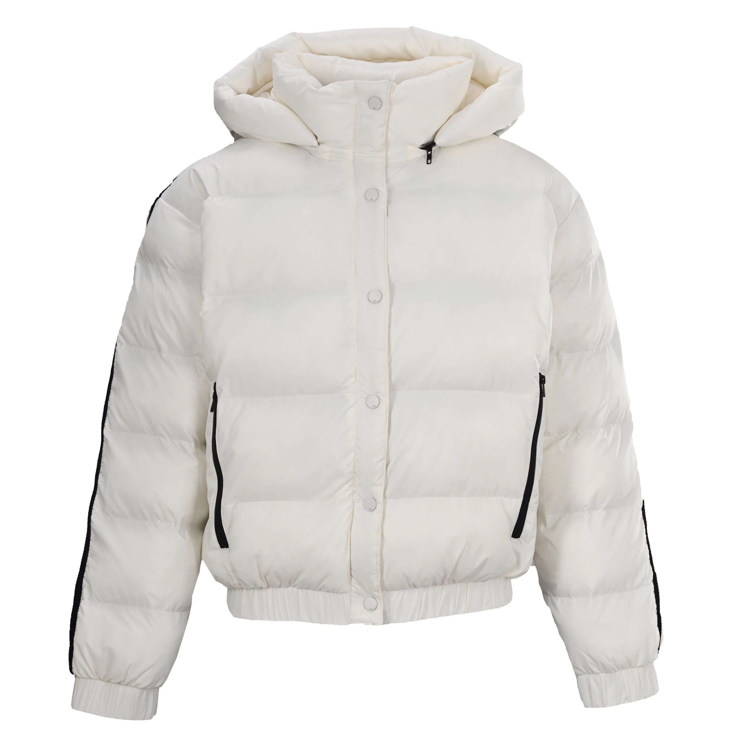 Weekend Cropped Puffer Jacket with high collar