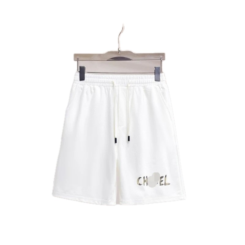 Chanel Printed Casual Style White Sports Shorts