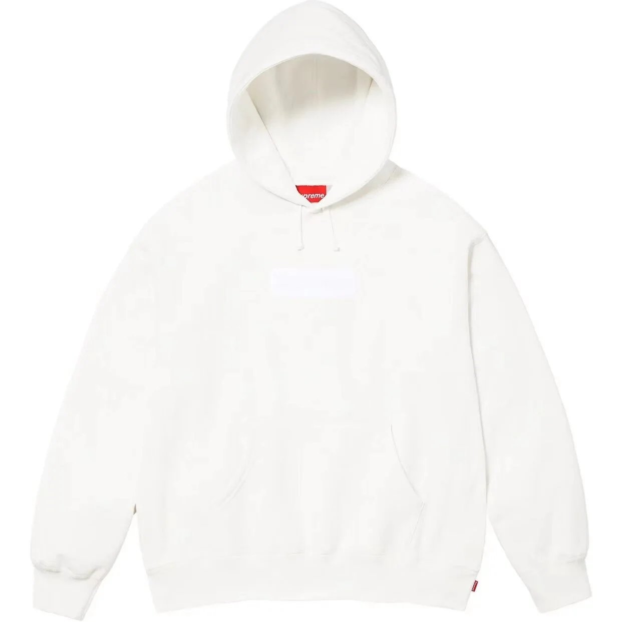 Supreme Monogram Logo hoodie Gray Red Oversized for Layered Styling