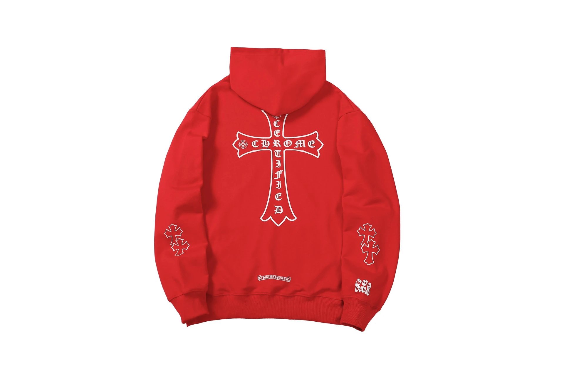 Chrome Hearts 2088-81 Red Cross Graphic Hoodie Modern Fit