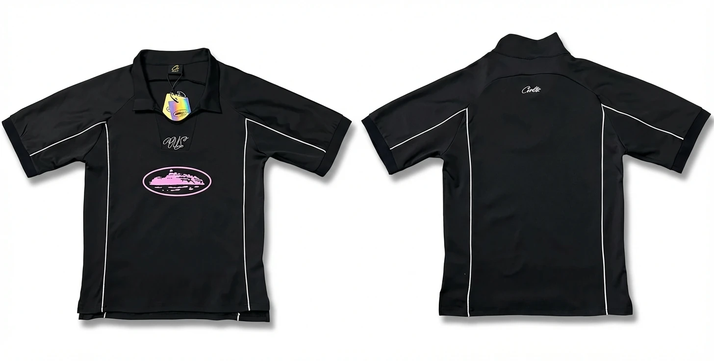 Corteiz sporty black short sleeves