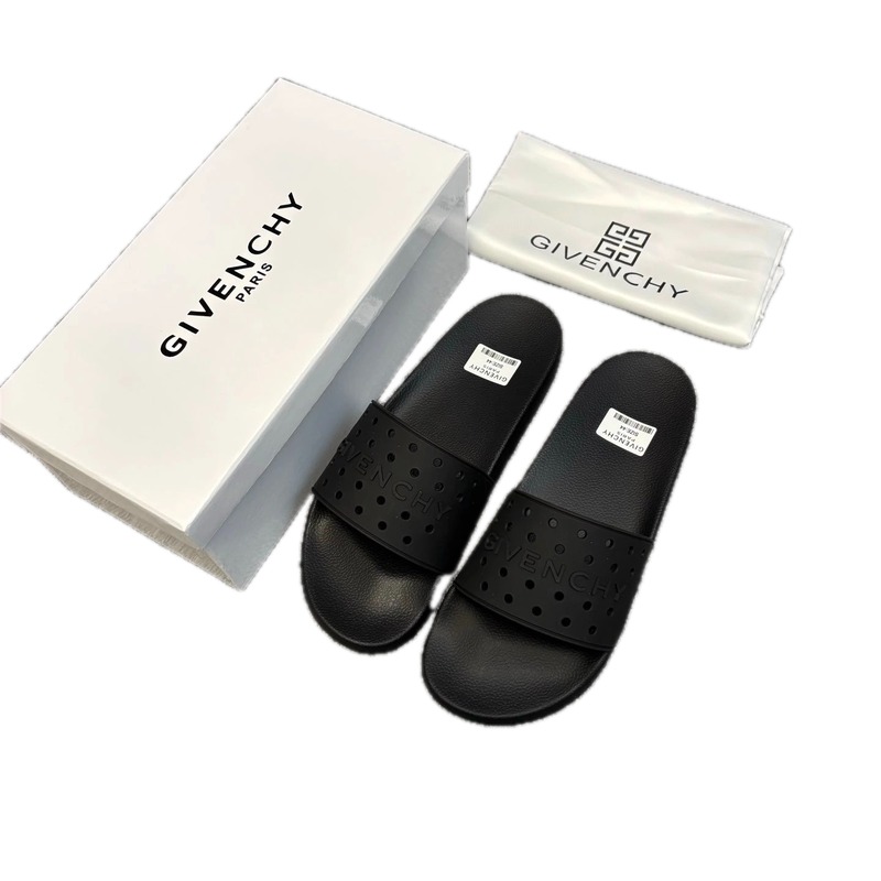 Givenchy Trendy Cut-out Black Slides