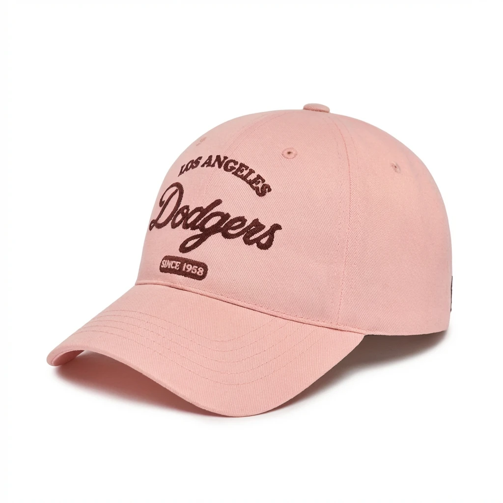 MLB Dodgers pink baseball cap