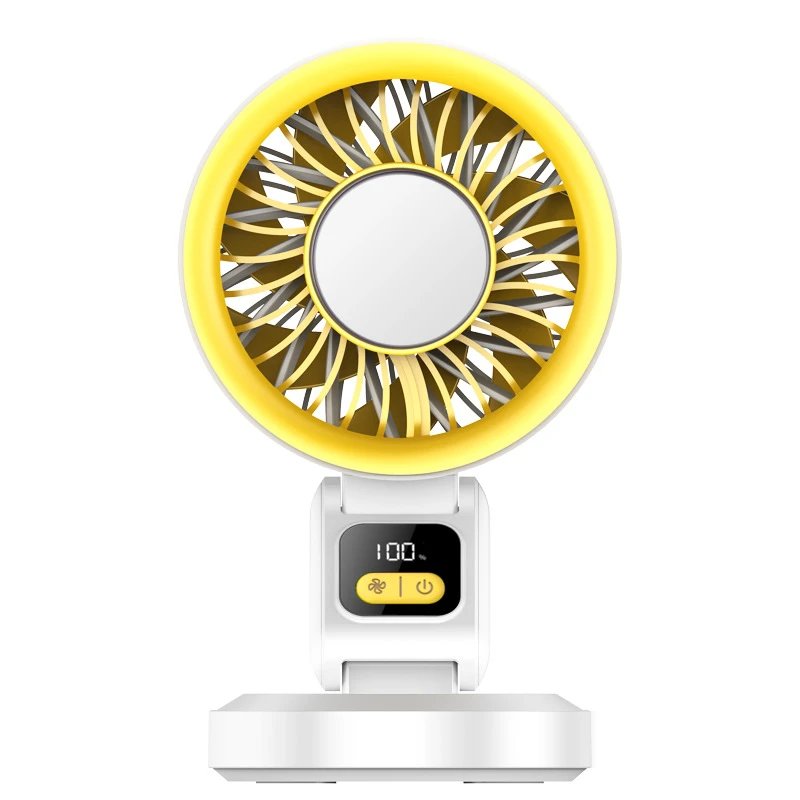 Heat Relief Desktop Cooling Fan White Standard Airflow