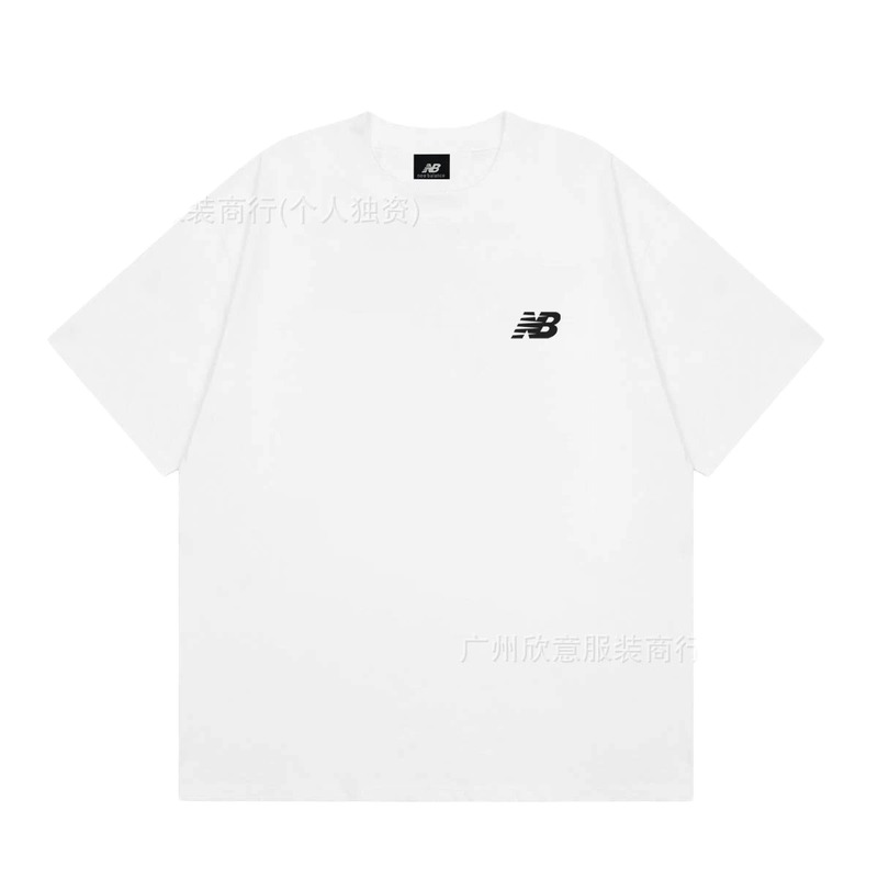 New Balance Classic Casual Style White Short-sleeve T-shirt