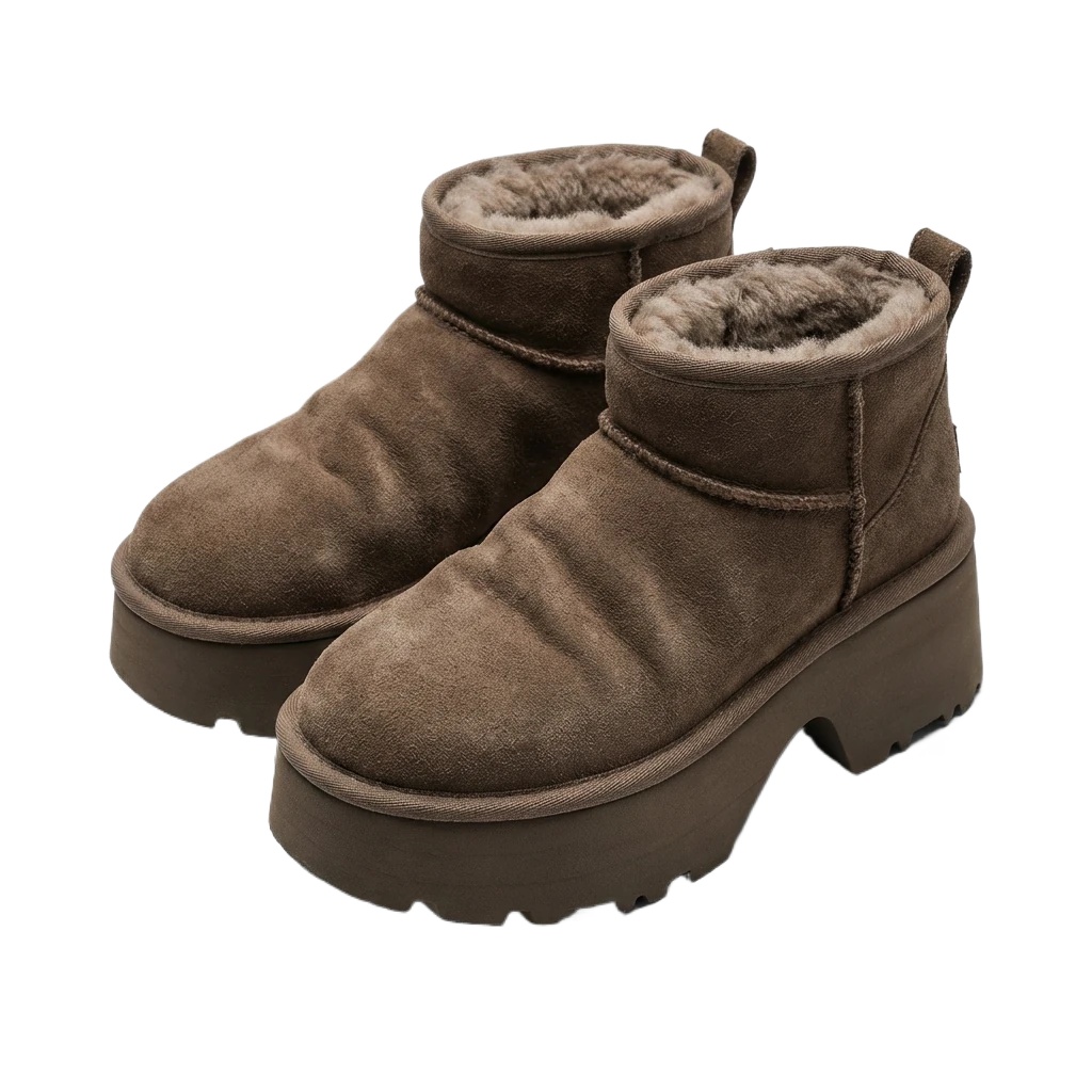 UGG Thick-soled Retro Brown Boots