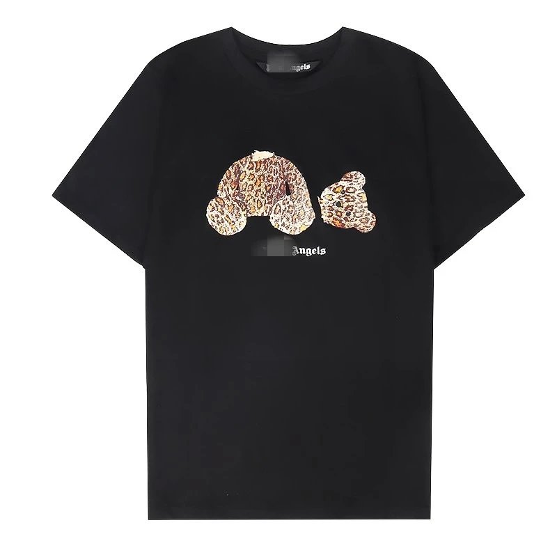 Palm Angels Statement Bear graphic T-shirt White Colorful Bear for Easy Pairing
