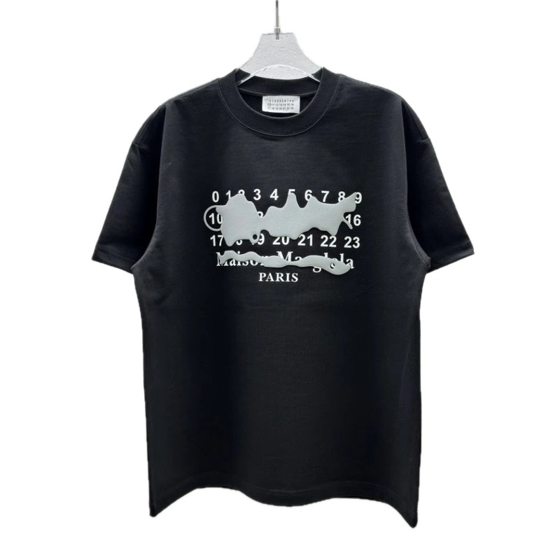 Maison Margiela Digital High Street Black T-shirt