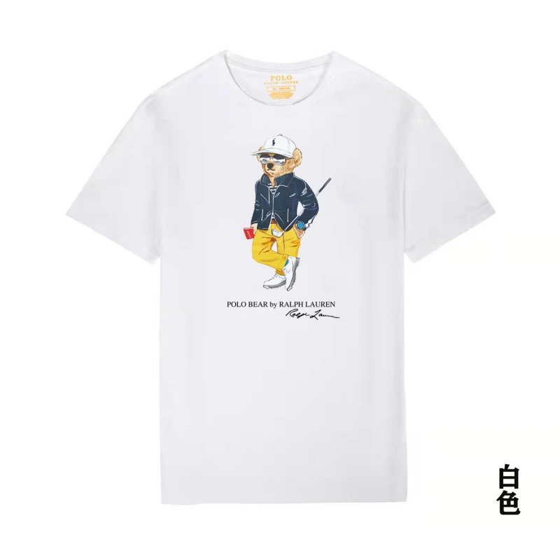 Ralph Lauren white T-shirt with bear print