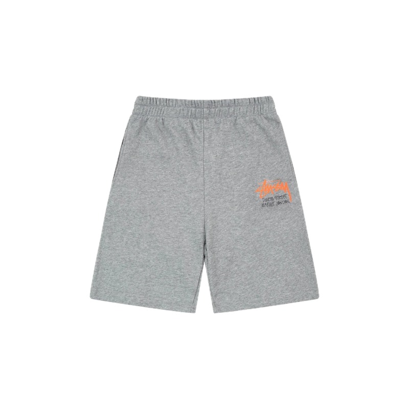 Stussy street-style grey shorts