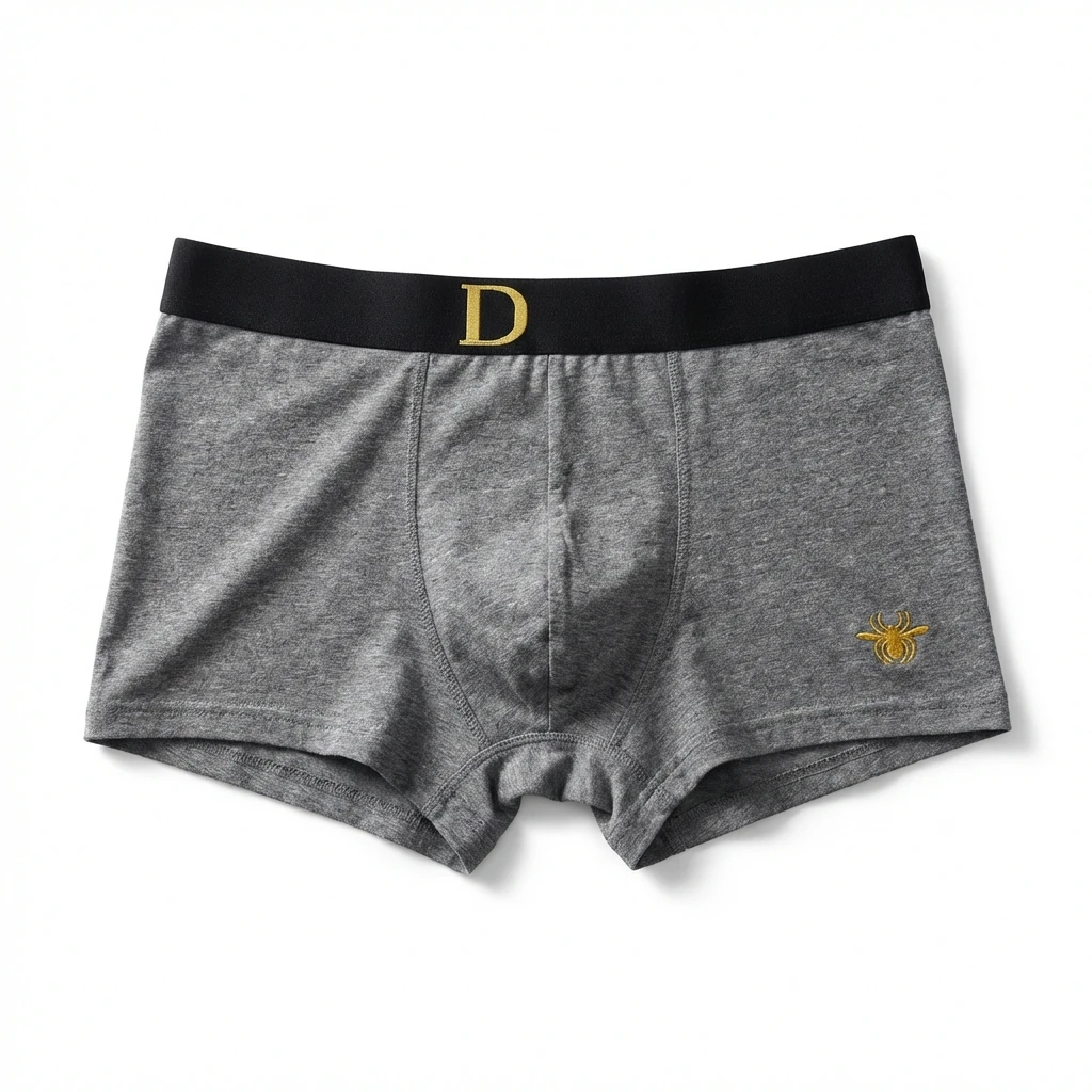 Dior minimalist style grey underwear
