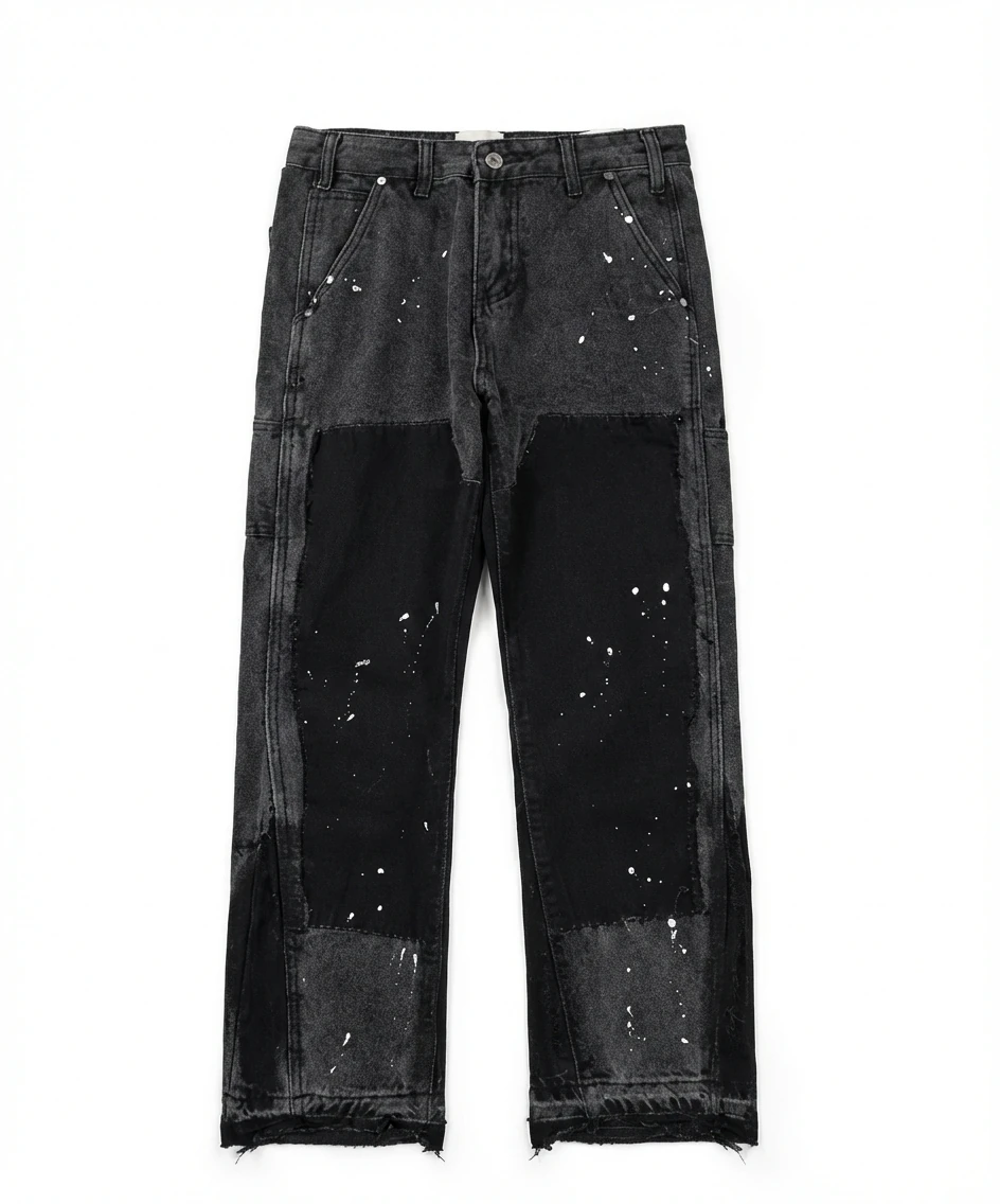 Gallery Dept Graffiti-style Black Jeans