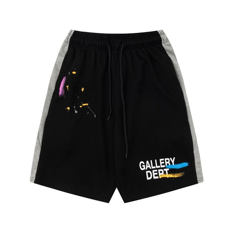 Gallery Dept Graffiti Style Black Shorts