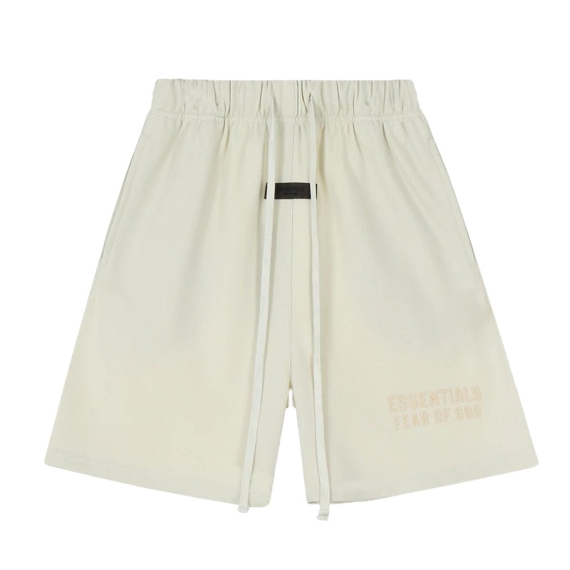 ESSENTIALS minimalist style off-white shorts