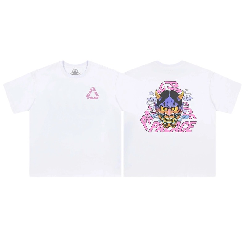 Palace Hannya Print Street Style White T-shirt
