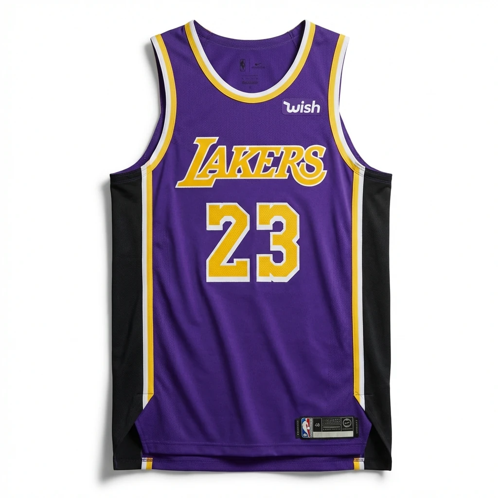 LBJ Lakers retro purple jersey