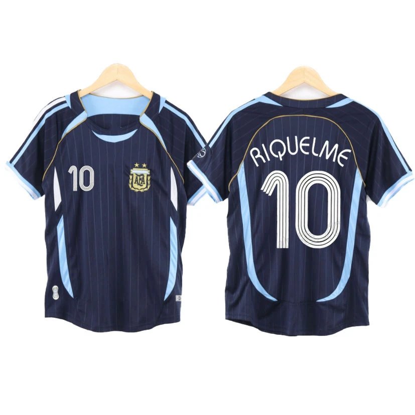 Brazil Resort Soccer jersey Blue Brazil Football for Travel Looks