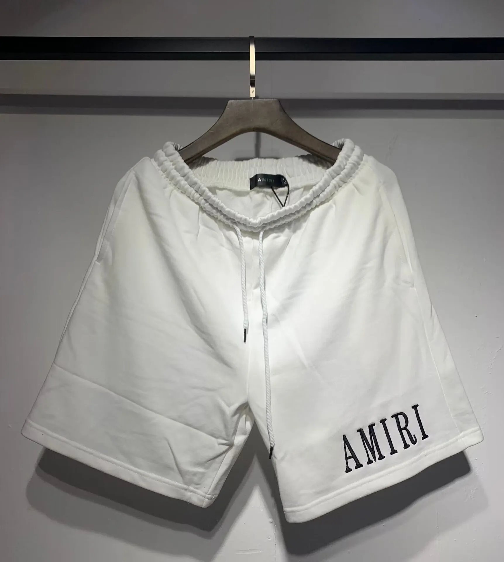 AMIRI Embroidered Street Style White Casual Shorts