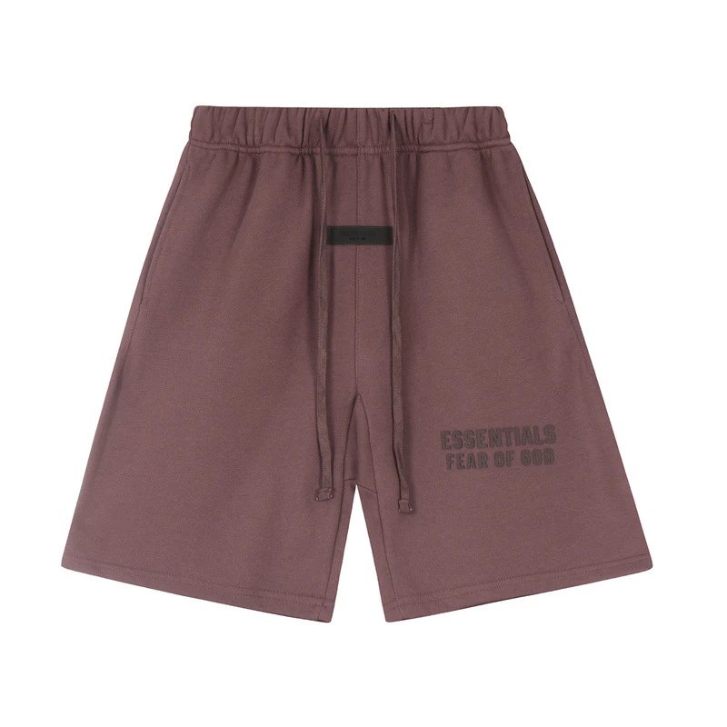 ESSENTIALS casual style dark brown shorts