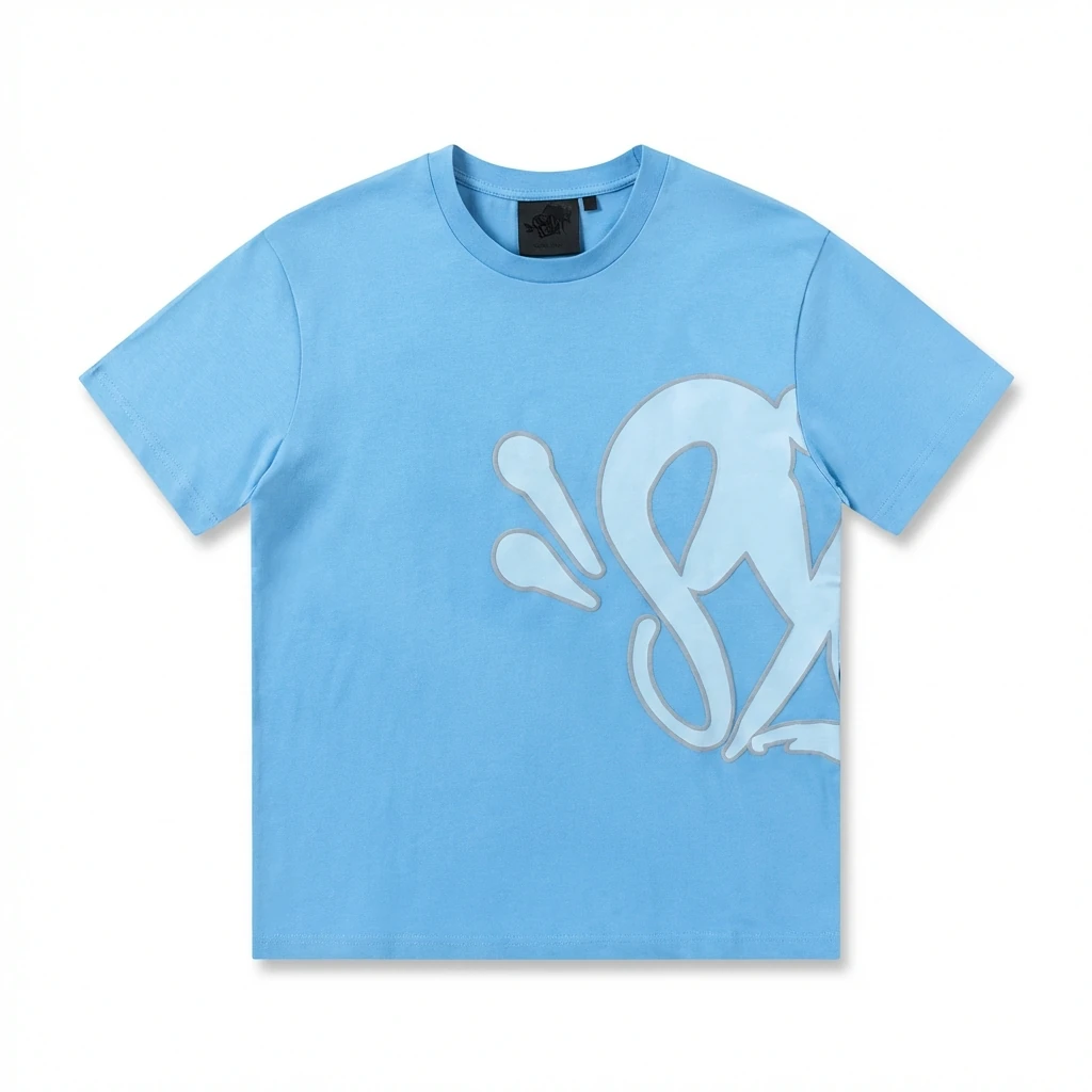 SynaWorld Graffiti Style Blue T-shirt