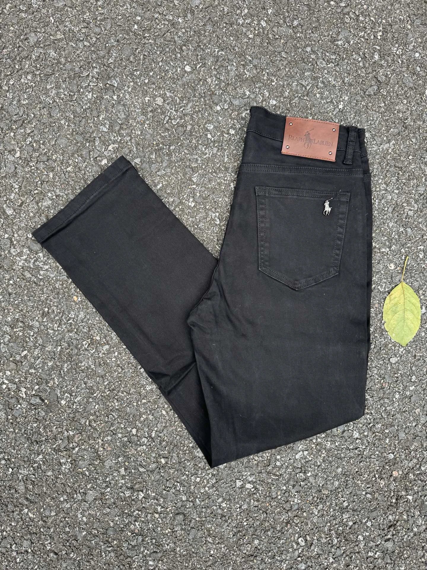 Black RalphLauren Slim Logo Pants - Everyday Edit