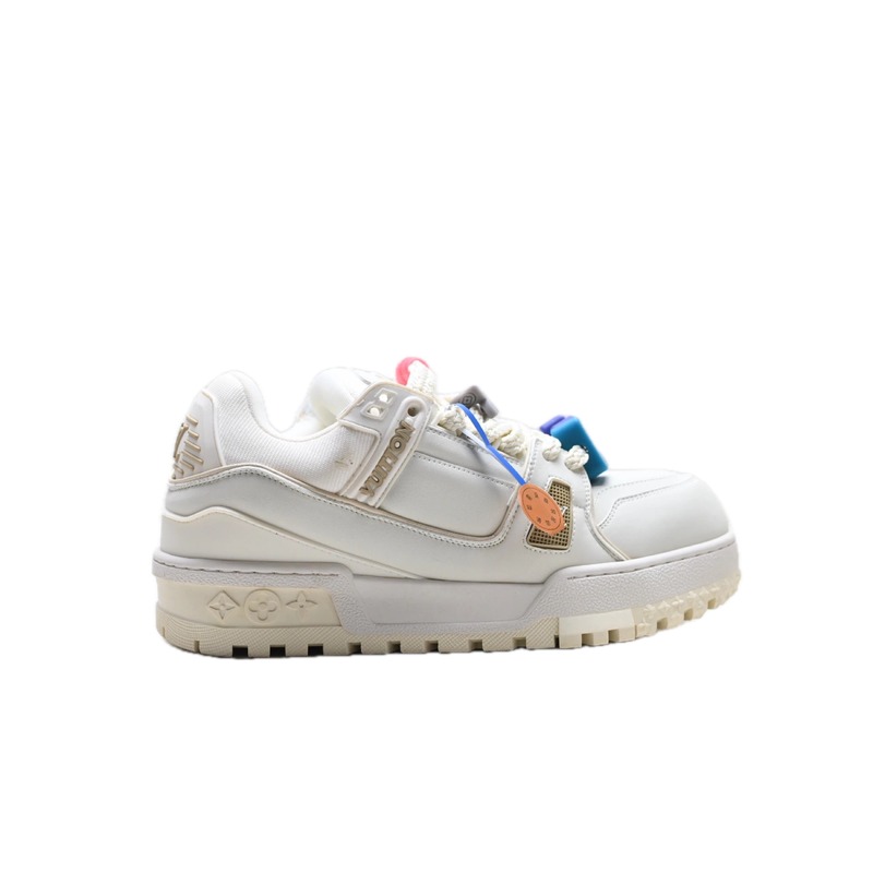 Louis Vuitton LV Trainer casual white shoes