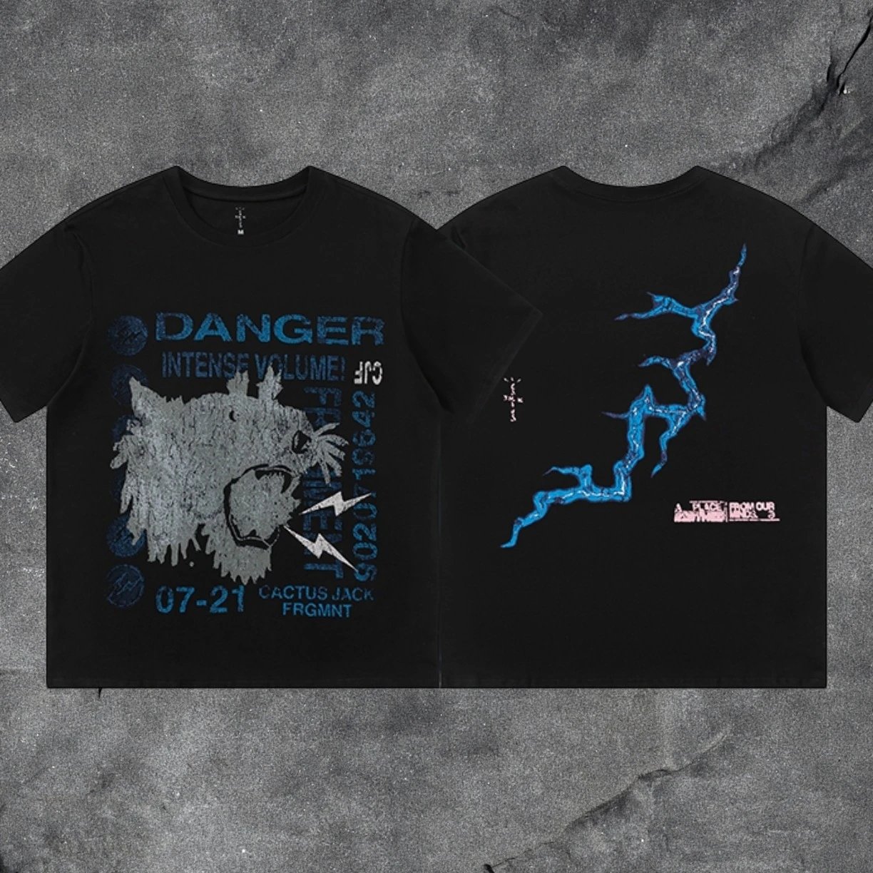 Denim Tears Black Graphic T-Shirt Active Casual