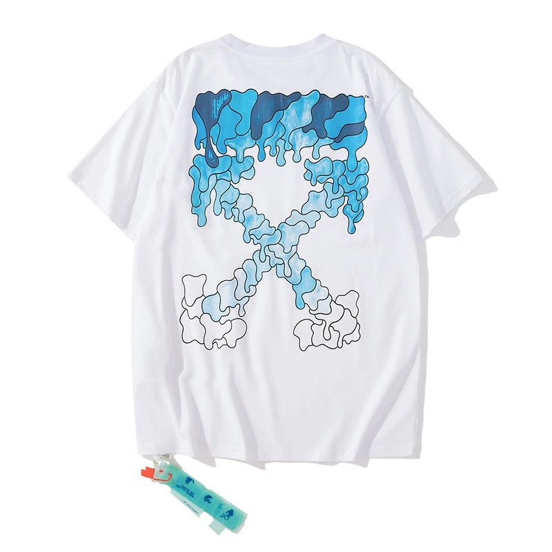 2061-02 White Style 6102 Anime Graphic T-Shirt Campus Look