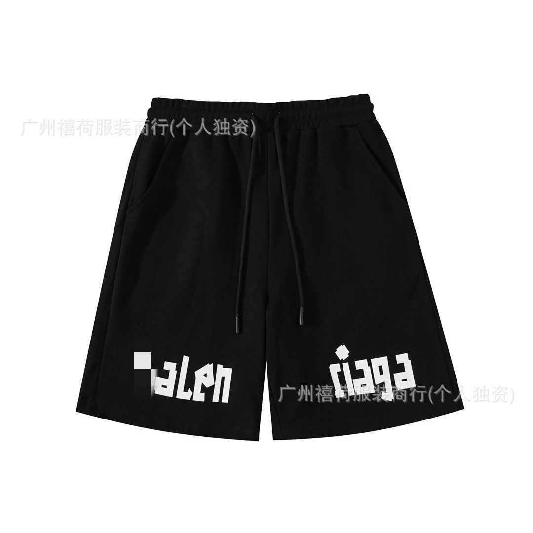 Balenciaga minimalist style black shorts