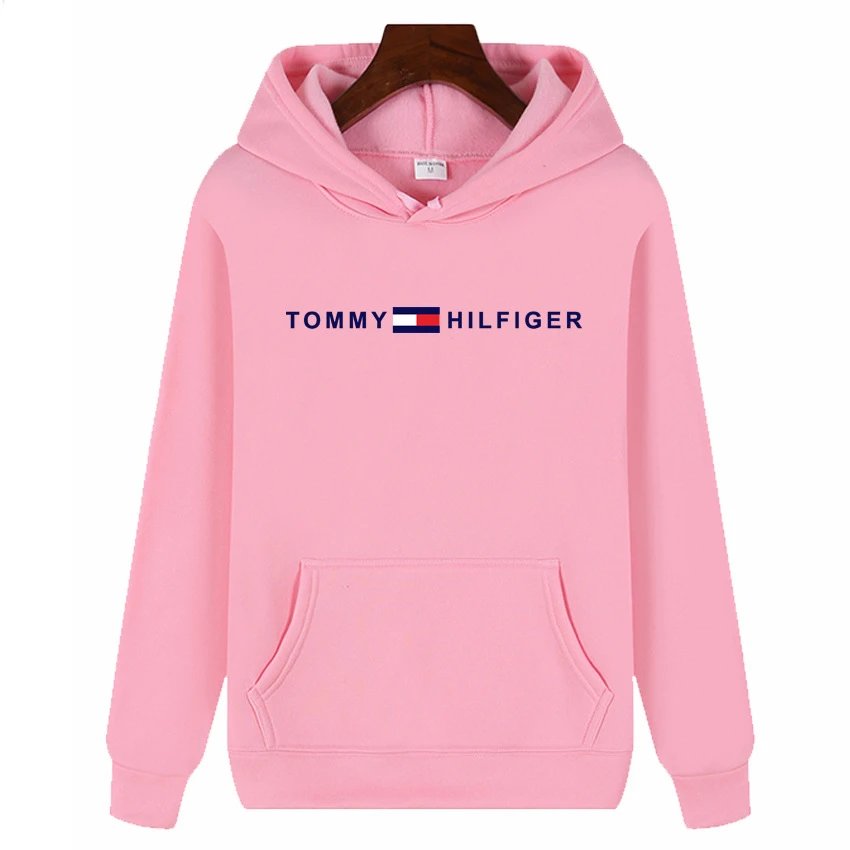 Tommy Hilfiger Monogram Logo hoodie White Tommy Hilfiger for Layered Styling